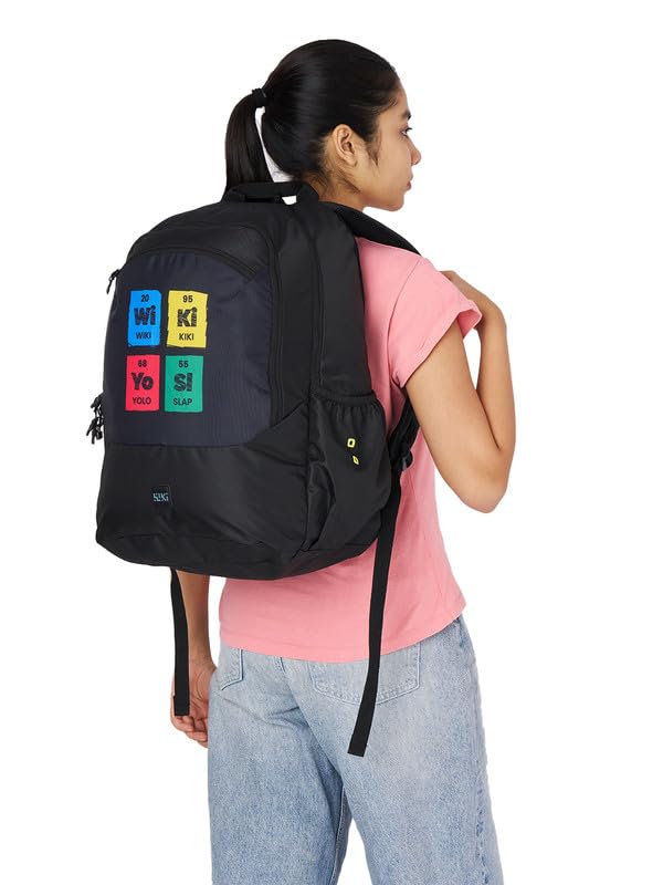 Image of Wiki Stylish Unisex Backpack 2 Durable & Lightweight backpack for Men & Women | Backpack for Office, Gym, Travel (31.5 Litre, Black)