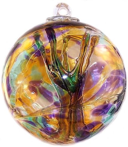 Witch Ball Serenity™ by Iron Art Glass Designs
