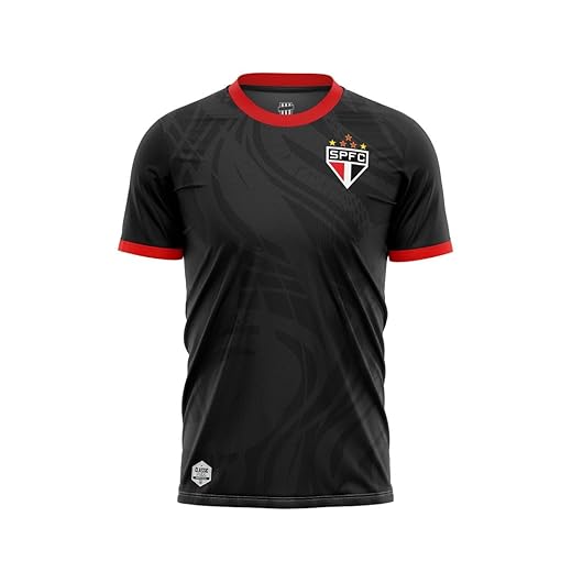 CAMISA SÃO PAULO CLASSIC 002, ESCUDO BORDADO, MASCULINA,EG