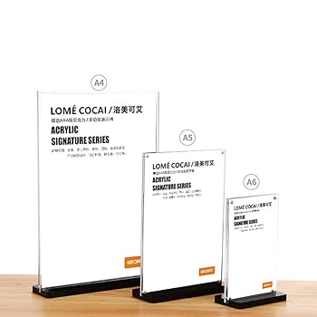 SVIAO サインホルダー フォトフレーム 透明アクリル メニュースタンド Amazon.co.jp: SVIAO サインホルダー フォトフレーム 透明