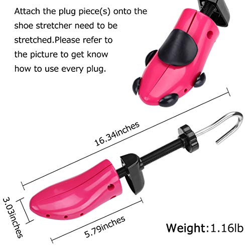Eachway S ROSE Shoe Stretcher Shoe Trees,Adjustable Length & Width For Men And Women(For Women'S 5.5-10 thumb #3