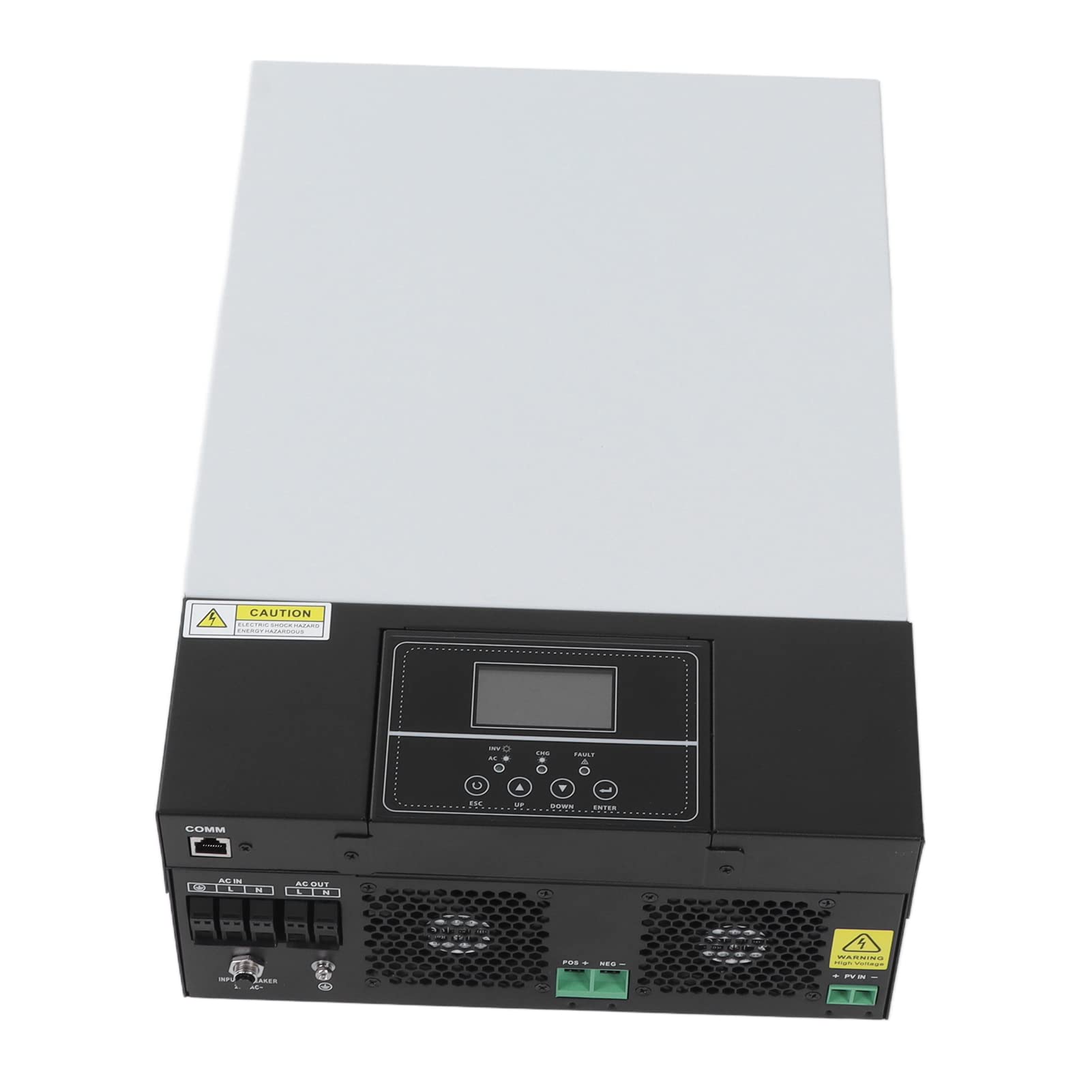 Hybrydowy Inwerter Solarny 24 V, 3500 W Hybrydowy Inwerter Solarny Wyjście z rozdzieloną fazą Wbudowany Regulator ładowania Słonecznego 100 A MPPT Czysty Sinus, Hybrydowy