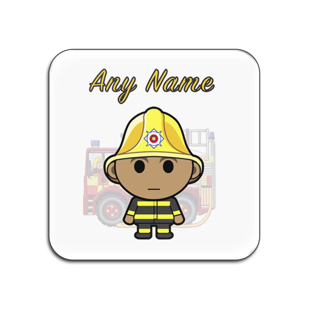 Tapis de sol pour pompiers et dessous de verre en bois pour vos pauses en caserne
