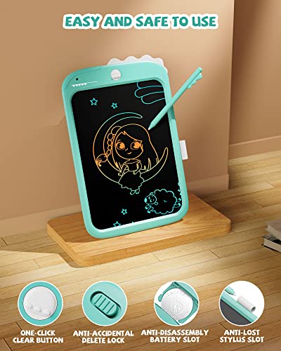 Tableta LCD de escritura de 10 pulgadas (azul y púrpura) miniatura 4