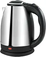 Chaleira Elétrica 2 Litros Inox Desligamento Automatico Cor Aço 110v Aquecimento Rápido Segura Café Chá Fácil Abertura Premium