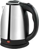 Chaleira Elétrica 2 Litros Inox Desligamento Automatico Cor Aço 220v Aquecimento Rápido Segura Café Chá Fácil Abertura Premium