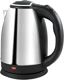 Chaleira Elétrica 2 Litros Inox Desligamento Automatico Cor Aço 110v Aquecimento Rápido Segura Café Chá Fácil Abertura Premium
