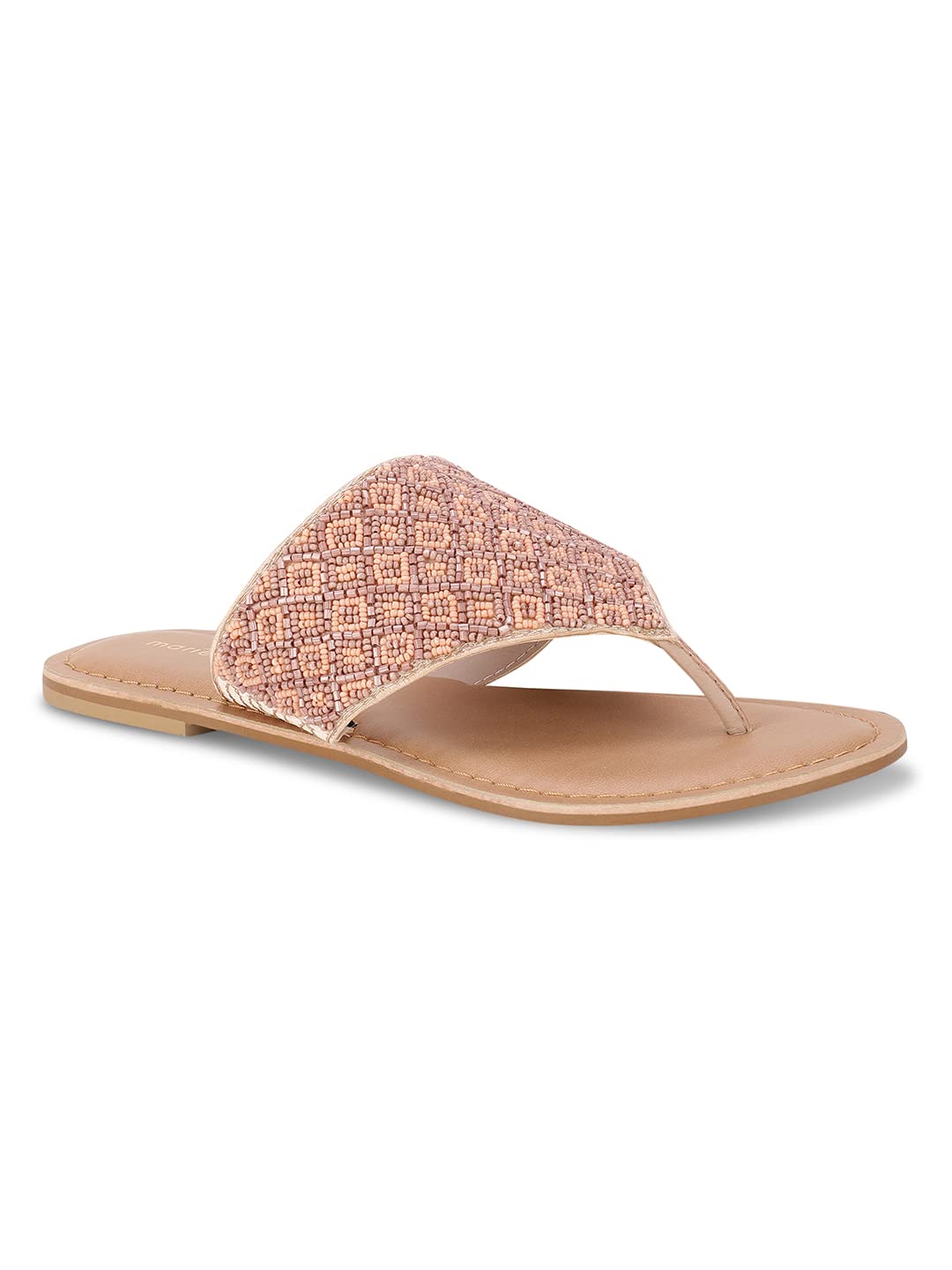 Marie Claire VERA TH Rose Gold Festive Slipon Open Toe Thong Slipper Thong Slipper Flat & Low HH 0-25 MM For Women UK Size- 4 (B09W5YRJ5M) Amazon Price History, Amazon Price Tracker