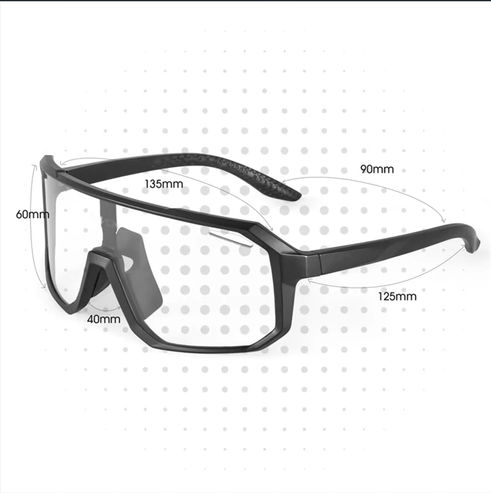 Photochromique Cyclisme Lunettes De Soleil VTT Vélo De Route Cyclisme UV400 Lunettes De Sport De Vélo en Plein Air