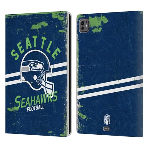 Housse iPad Pro 11 2024 Seattle Seahawks idéale pour le bureau et les voyages