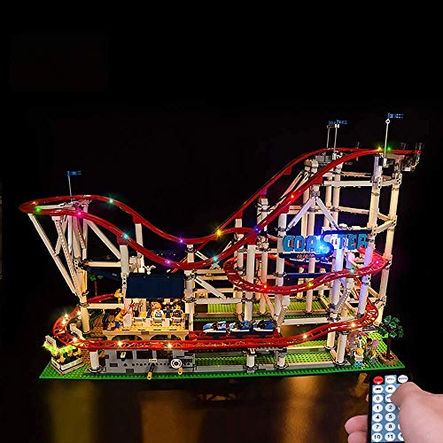 T-Club Upgrade LED Light Kit with RC for Lego 10261 Creator Expert Roller Coaster Building Blocks (Not Include Lego Model) (with RC) T-Club Upgrade LED Light Kit with RC for Lego 10261 Creator Expert Roller Coaster Building Blocks (Not Include Lego Model) (with RC)