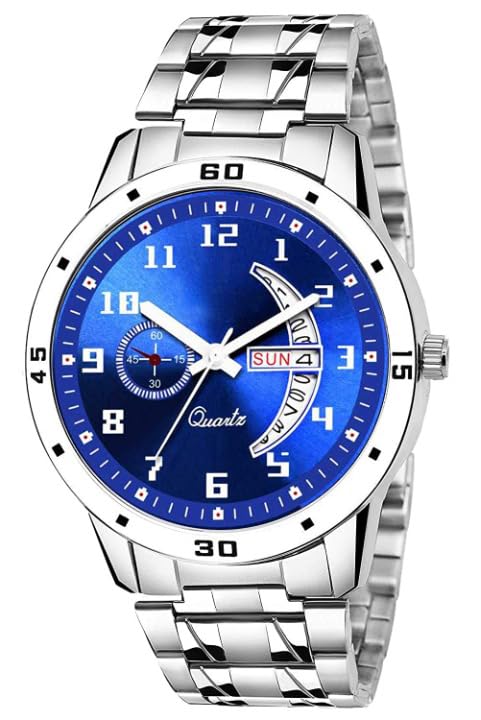 Brajin Stainless Steel Strap Analog Watch for Men & Women (Blue) (B0CCPPSLNL) Amazon Price History, Amazon Price Tracker