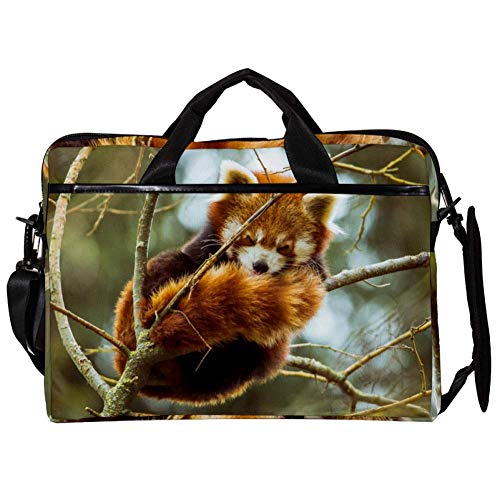 Sac ordinateur portable motif panda rouge pour le bureau et la fac