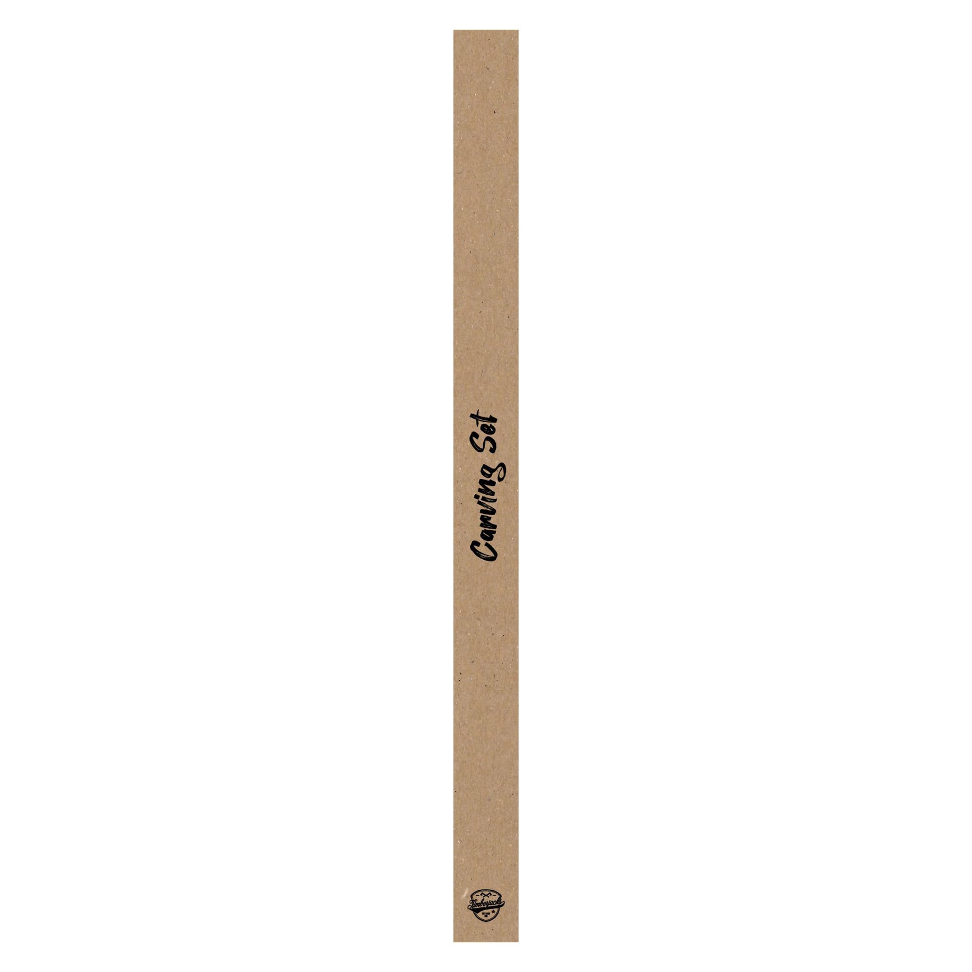 Timberjacks Carving Set, Tranchiermesser 36 cm und Fleischgabel 33 cm, Edelstahlklinge mit Walnussholzgriff, 2-teilig