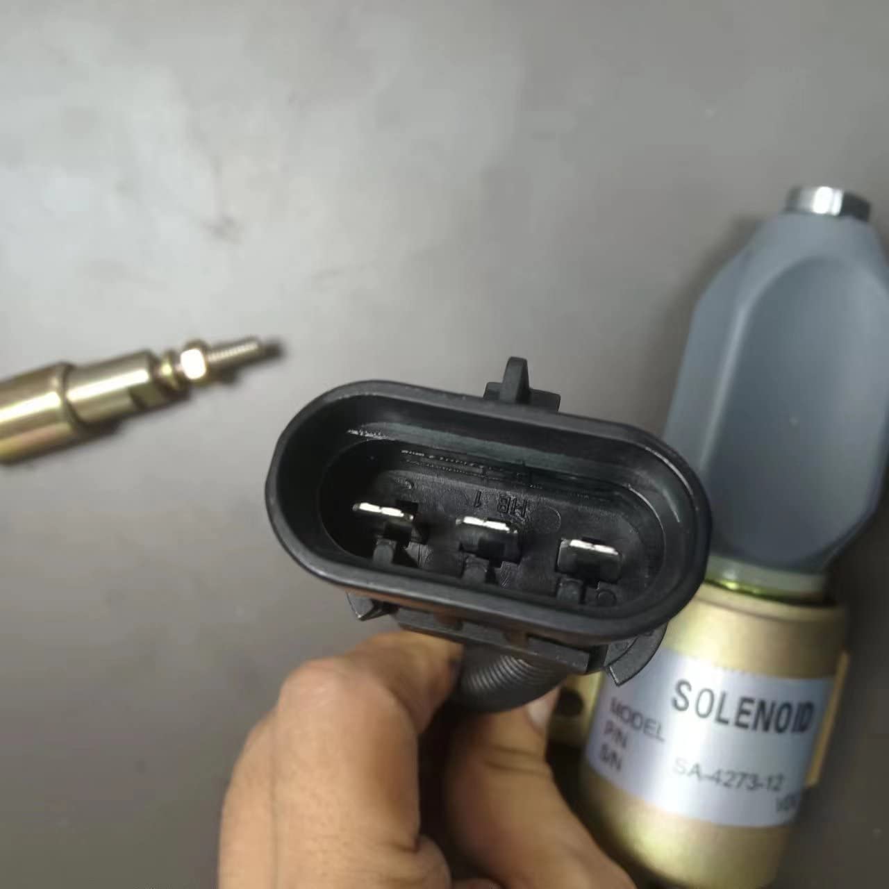SOLENOIDE DI SPEGNIMENTO SHUTOFF SOLENOID 12V SA-4273-12 2003ES-12E6UC4B5S2 F3HZ-9A594-A F3HZ-9N392-D