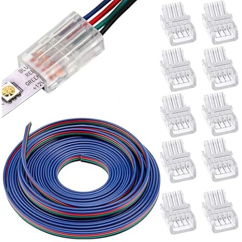 RUNCCI-YUN 5050 RGB LED Connector Kit Cover