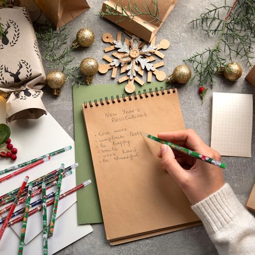 Lápices de Navidad para Niños con Borradores, Set de 36 miniatura 4