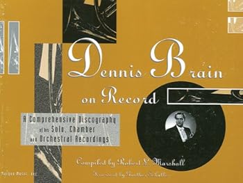 Sheet music R Marshall: Dennis Brain On Record Book