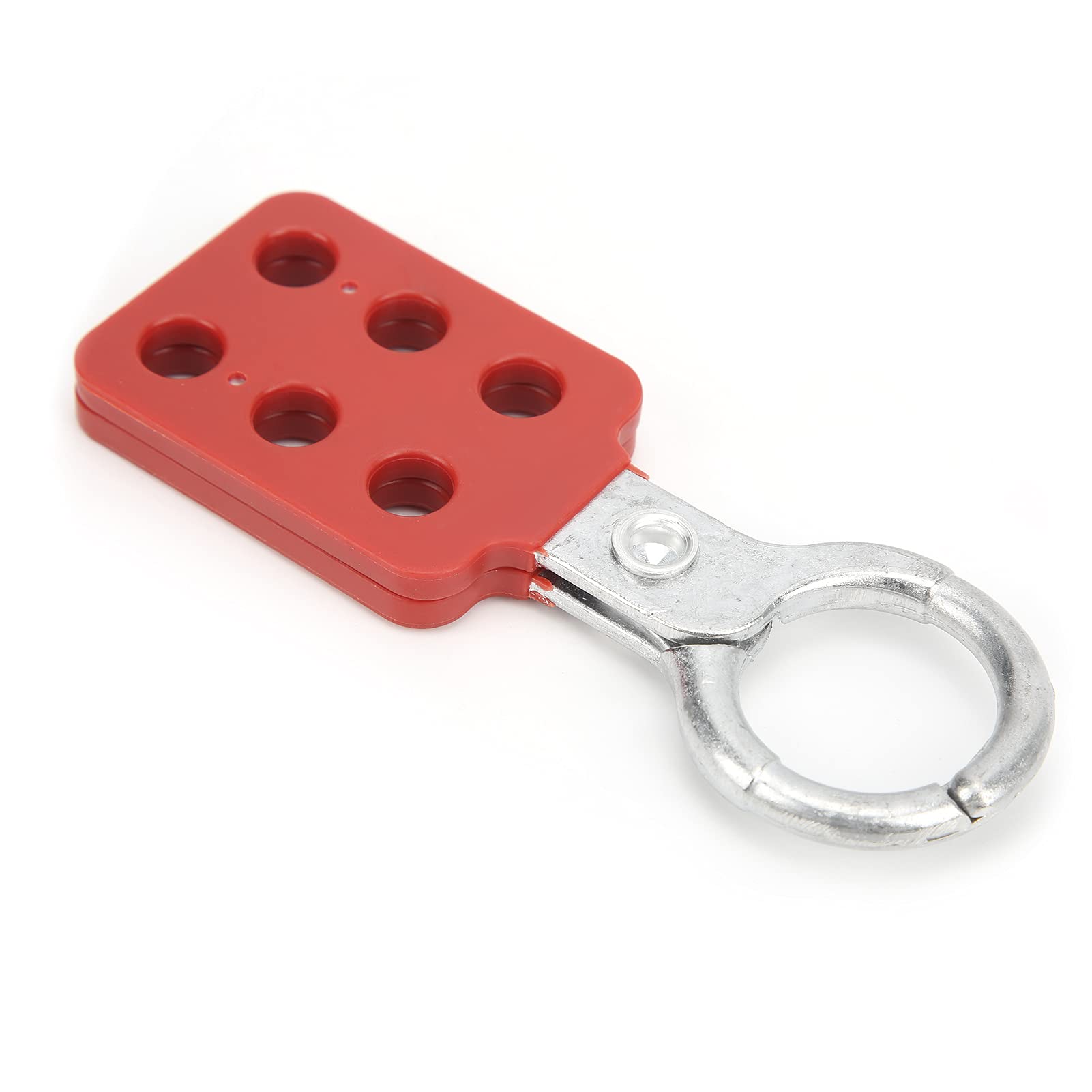 10 piezas de cerrojo de bloqueo y etiquetado, cerrojo de candado de aislamiento de aluminio de seguridad para gestión múltiple, cerrojo de bloqueo aislado con enclavamiento de 6 agujeros, diámetro int