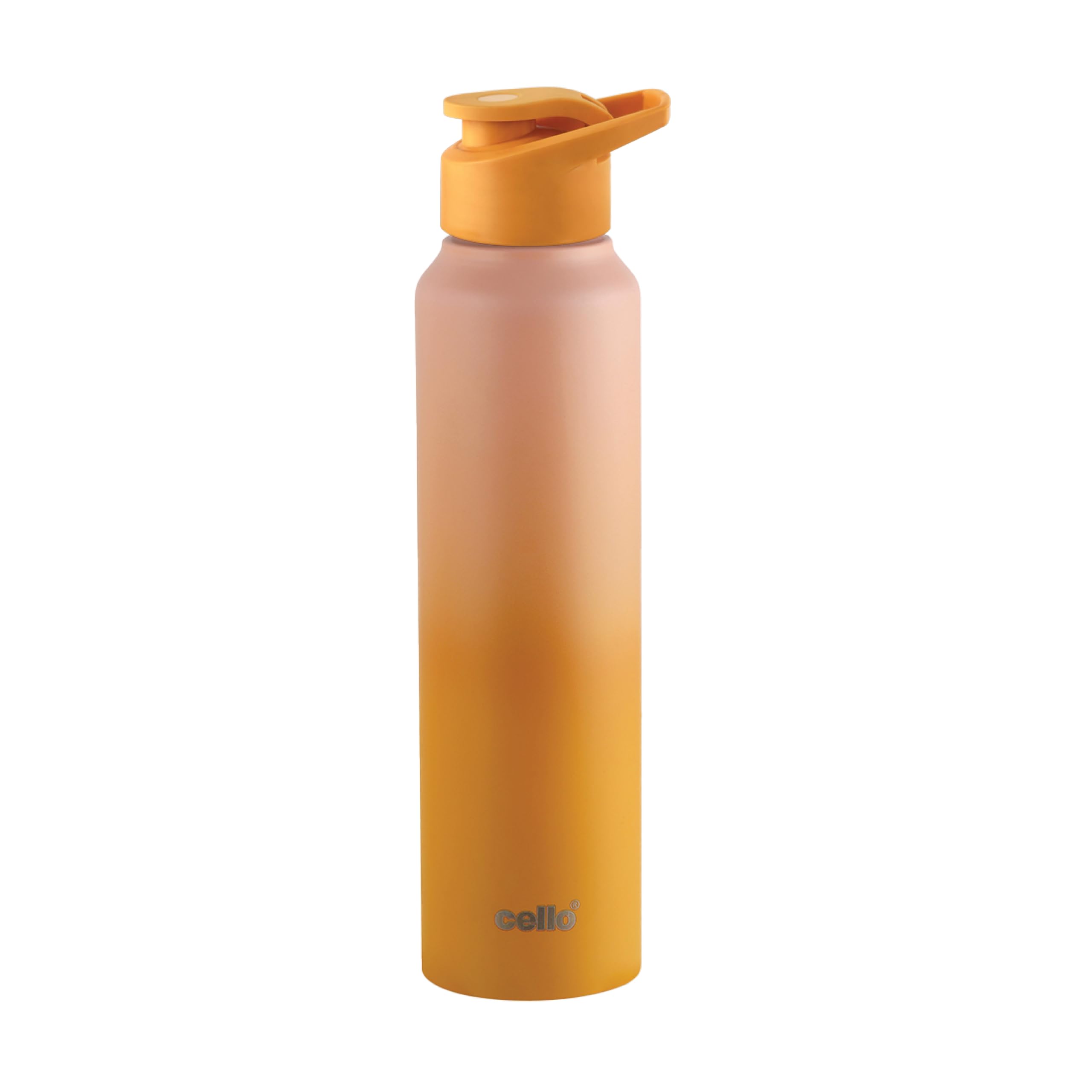 CELLO Aqua Pro Max 1000 Stainless Steel Water Bottle 1000ml, Pink & Yellow | ISI Certified, Single Walled | Stain Resistant & Leakproof Steel Bottle | For College, Office, Picnic & Travel & Gifting-image-3