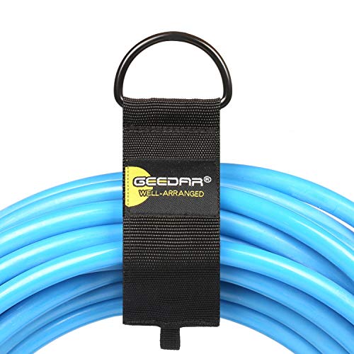 8 Packs Extension Cord Holder Organizer (60 LB Capacity) Garage Organization and Storage (2 Size) Heavy Duty Cord Storage Straps for Hoses, Hopes Tool Organizers