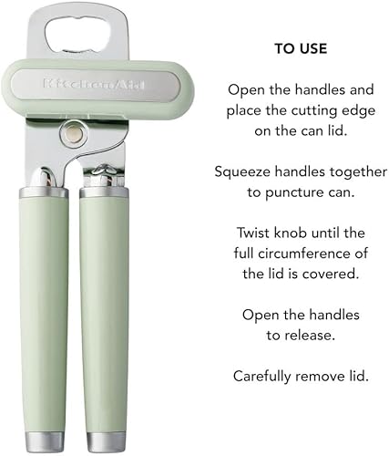 Miniatura 24 de KitchenAid Abrebotellas clásico multifunción de 8.34 pulgadas, tazas medidoras Aqua Sky and KitchenAid - Juego de 4, Aqua Sky aguamarina (Aqua