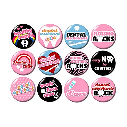 Dentist Buttons Pins