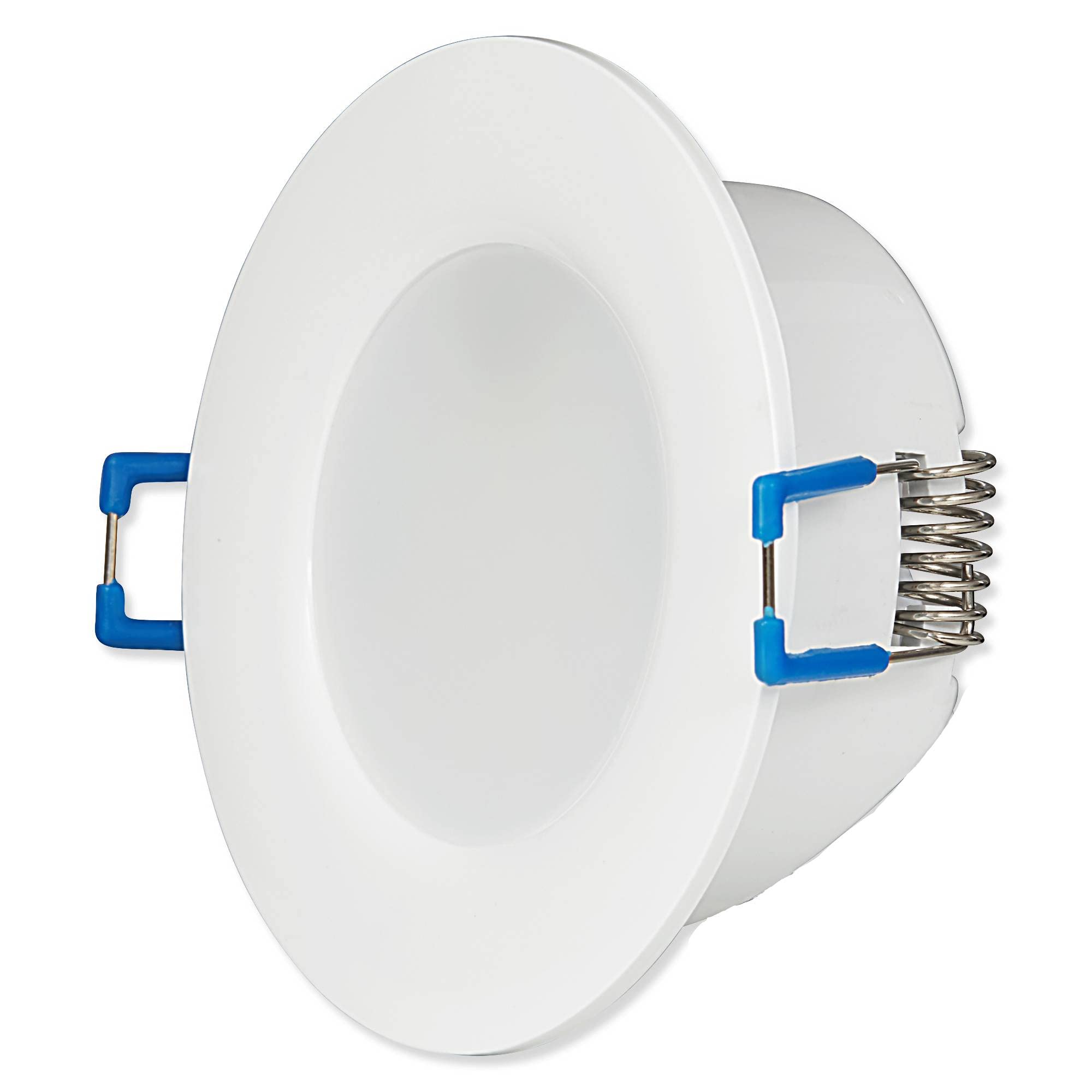 12x LED Einbau-Strahler Set 6,5W dimmbar flach IP44 Bad 230V Einbauspot Einbauleuchte Badbeleuchtung Panel, Lichtfarbe:kaltweiß