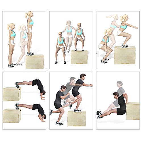 Happybuy Wood Plyo Box, 30