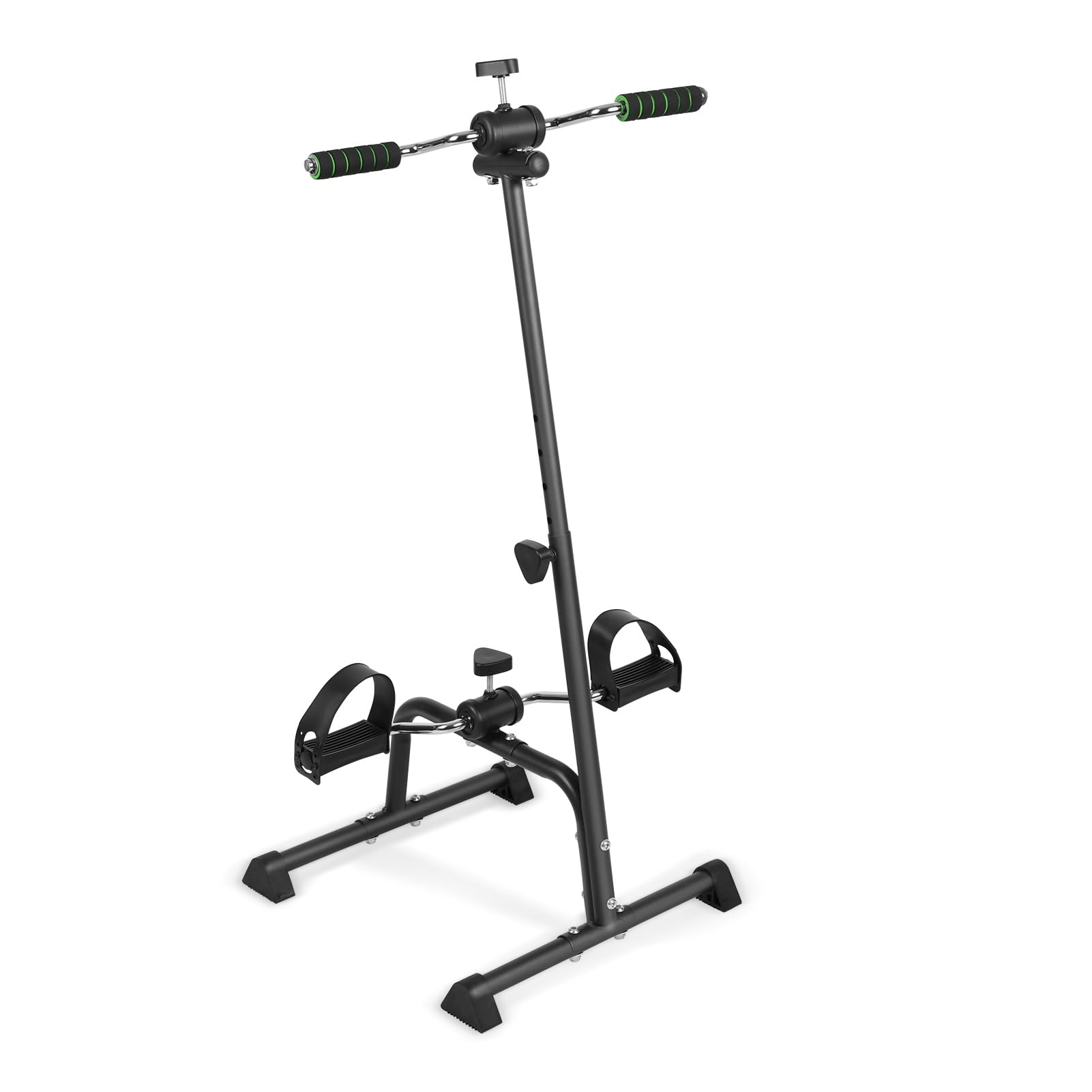Elderly Exercise Bike for Seniors, Adjustable Pedal Exerciser for Arm and Legs, Home Use Portable Stationary Bike with Tension Knob for Physical Therapy & Rehabilitation Black : Sports & Outdoors