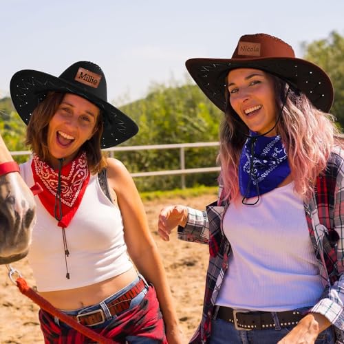 Personalized Cowboy Hats for Kids Custom Western Cowboy Cowgirl Patry Hats Western Cowboy Hats Leather Name3