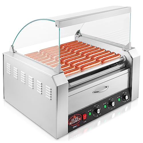 Olde Midway Electric 30 Hot Dog Roller