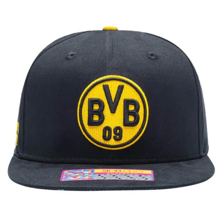 Fan Ink Borussia Dortmund - Gorra Snapback Negra miniatura 1