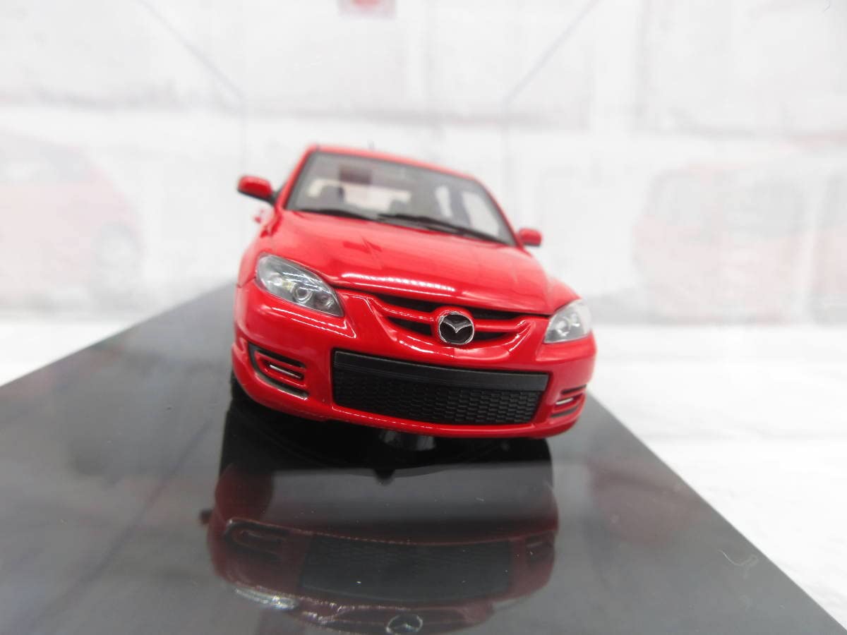 マツダ/Mazda アクセラ 1/43 赤 Amazon | スケールカーモデル 1:43 マツダ 3 アクセラ赤車スケール