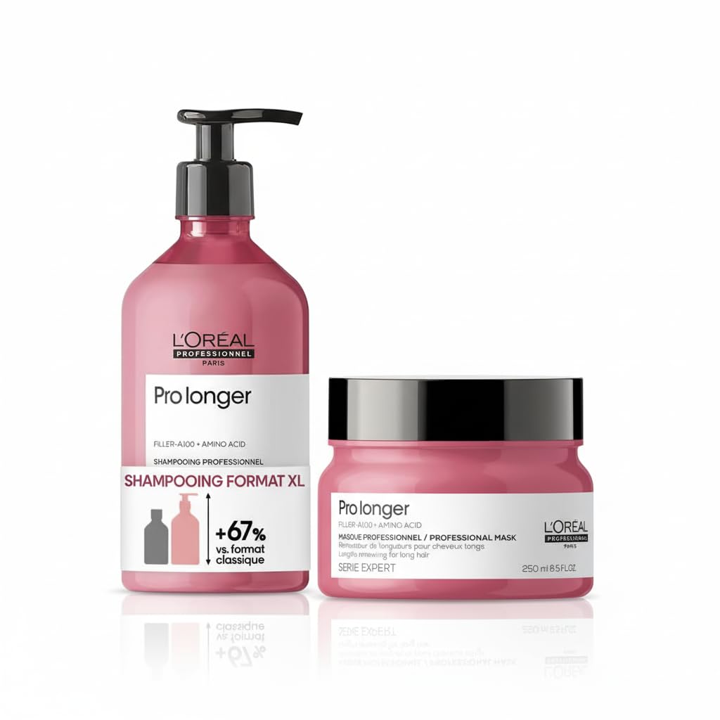 L'OREAL PROFESSIONNEL - Renovateur de Longueurs - Pro Longer - Homme & Femme - Restauration Instantanée De La Fibre Capillaire - Apporte Force & Brillance - Cheveux Longs & Cassants