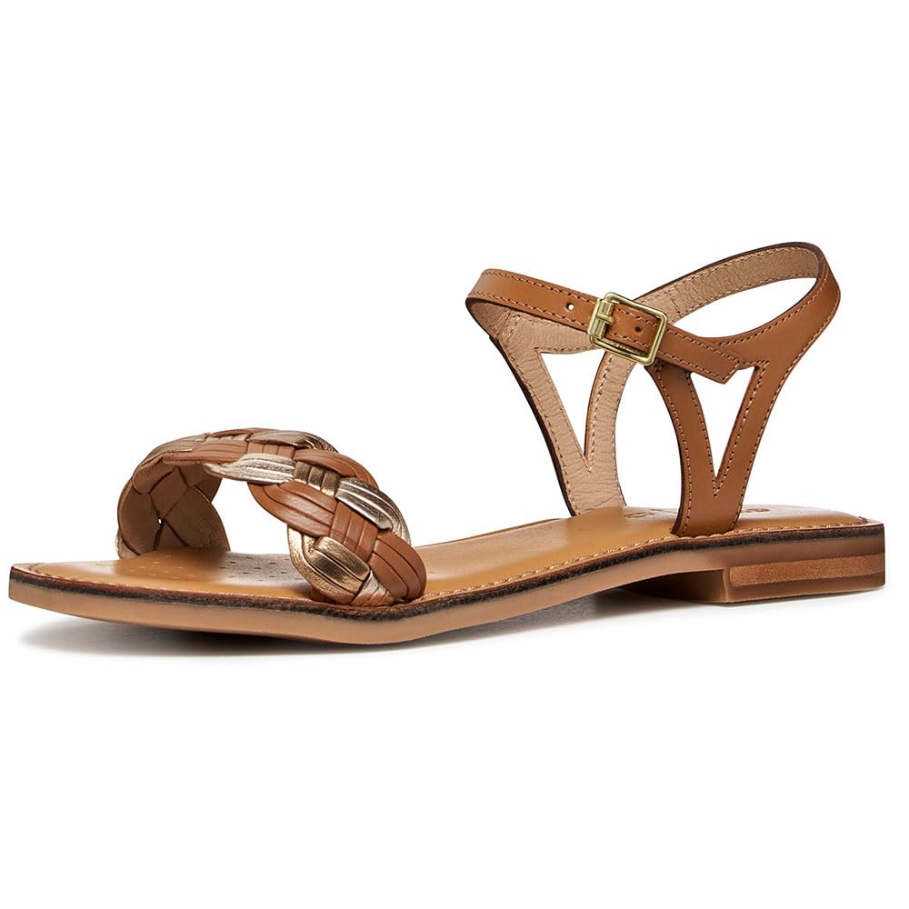 Geox D Maddalusiac E, Sandali Piatti Donna