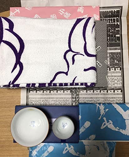 大相撲 番付表付⭐︎お茶碗と湯呑み×2+バスタオル×2 大相撲 番付表付⭐︎お茶碗と湯呑み×2+バスタオル×2