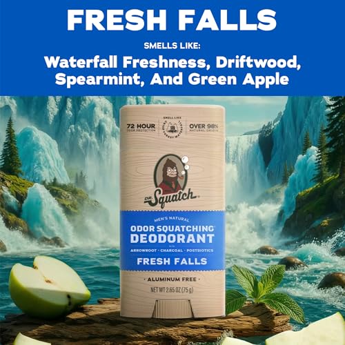 Dr. Squatch Natural Men’s Deodorant, Aluminum Free Deodorant Men (3-Pack) - image 4