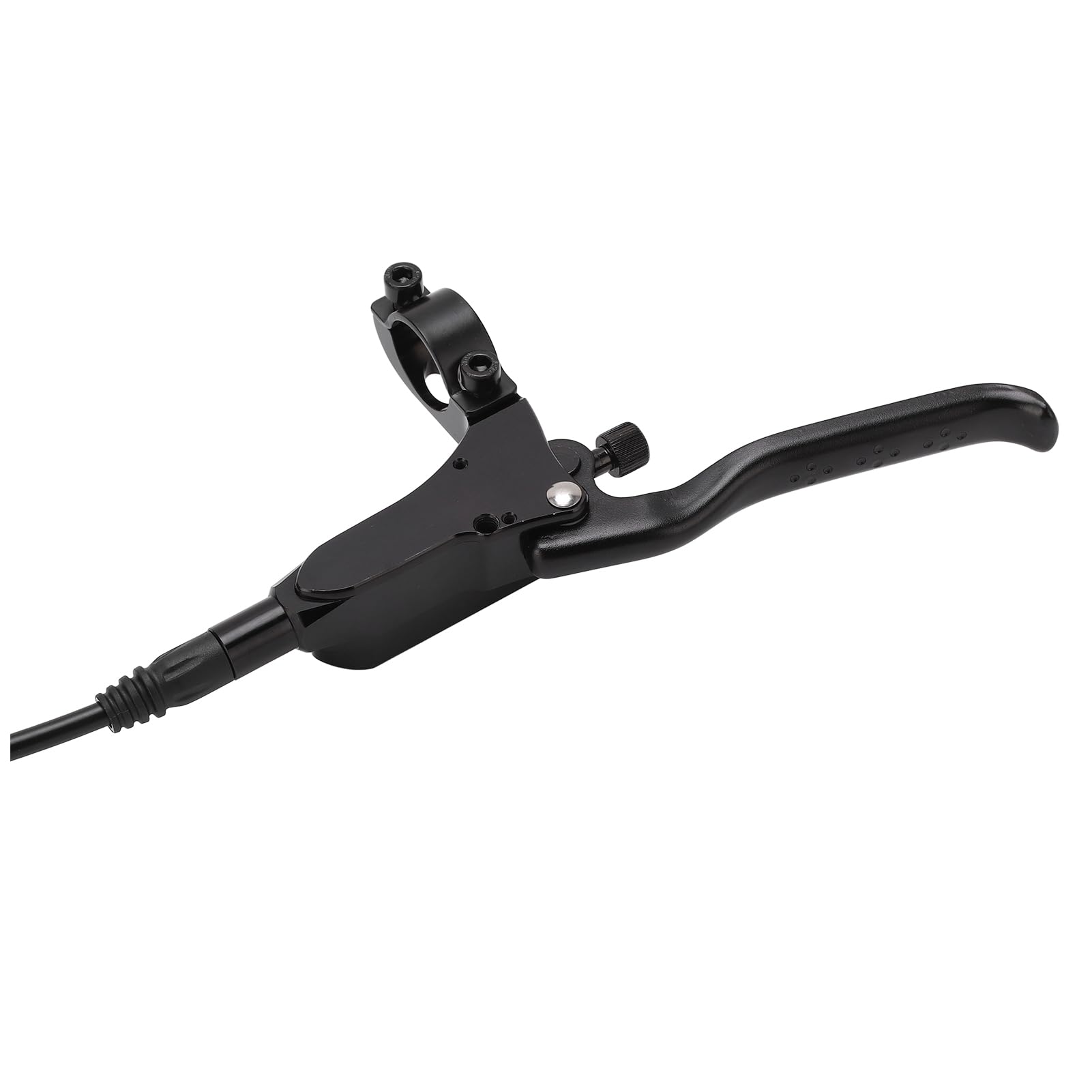 POENVFPO Hydraulische Bremsen, Hydraulisches 4-Kolben-Scheibenbremsen-Set aus Aluminiumlegierung mit Beidseitigen Bremssätteln Vorne und Hinten, 160-mm-Rotoren, Verstellbarer Anschluss für
