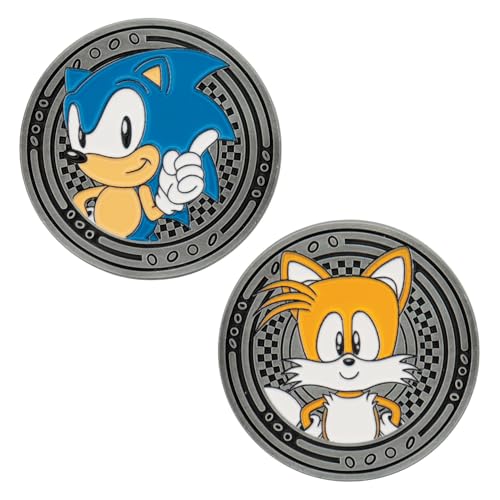 FaNaTtik Sonic the Hedgehog Sonic & Tails Pièce de collection édition limitée – Placage argenté, numérotée individuellement (9 995 dans le monde)