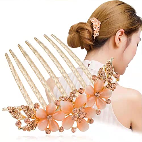 Ikasus Crystal Flower Rhinestone Hair Comb Set #TOP29