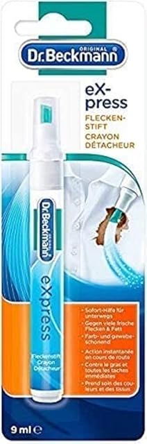 Dr. Beckmann eXpress środek do usuwania plam | skuteczny środek do usuwania plam w podróży | szybkie i łatwe rozwiązanie | 9 ml