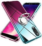 対応 Rakuten Hand 5G 用 ケースリング TPU 薄型 軽量 シリコン グラデーション色 ケース 耐衝撃 指紋防止 車載ホルダー対応 防塵 一体型 人気 携帯カバー 全面保護カバー 绿の粉