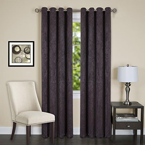 Tenda Valance ACHIM Harvard, Grigio, 58x14 Pollici, Con Occhielli Metallici