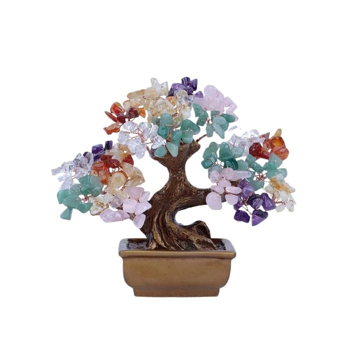 SWZEC Luuckk Vitalité - Albero della Vita in 7 Chakra Stile Feng Shui (7 Chakra,S)