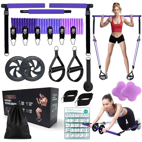 fitness resistance band bar