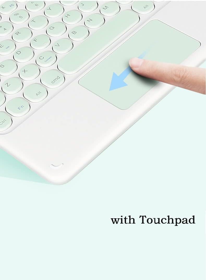 Galaxy Tab S7 11'' 2020 SM-T870 SM-T875 SM-T878 Keyboard case with Touchpad Wireless Mouse Detachable Bluetooth Keyboard Stylish and Cute Touch Keyboard (Galaxy Tab S7 2020, Blue)