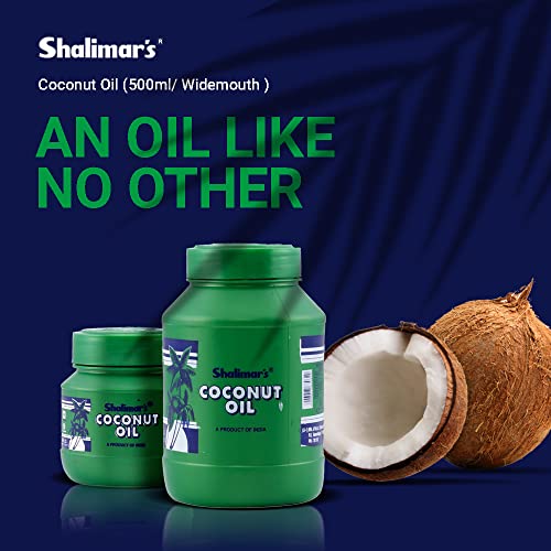 Image of SHALIMARS Coconut Oil Wide Mouth 100ml Pack of 4