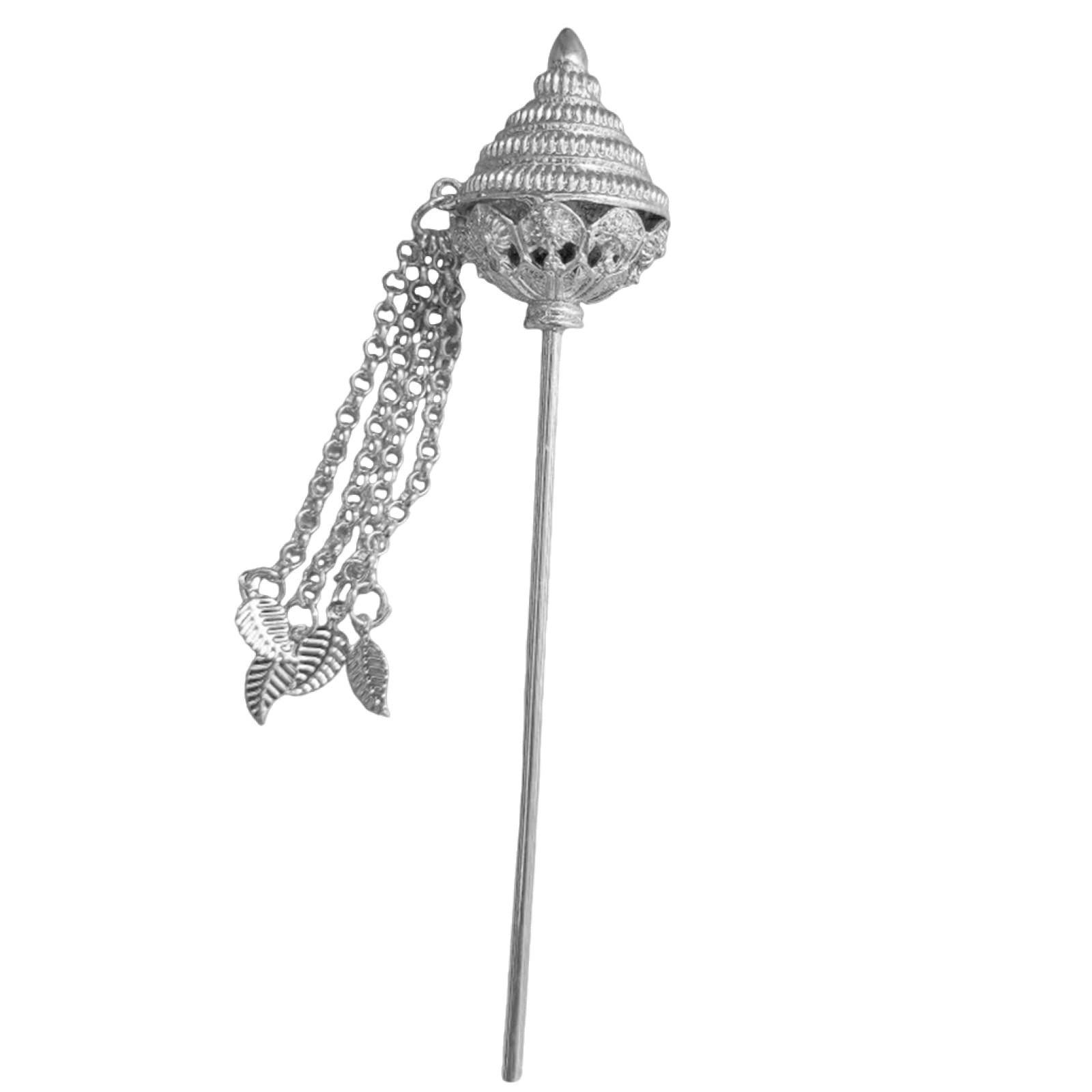Maxtonser Gold Hair Sticks For Buns Silver Hair Fork Gold Hair Chopstick Pin Thai Traditional Gold Hair Stick