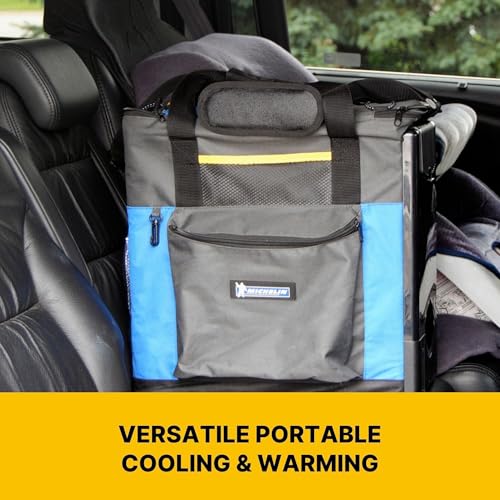 Image of Michelin 12V Iceless Cooler & Warmer - Portable 15 qt Electric Cooler /Nevera Portatil Electrica for Car Truck Camper Boat Hard Sided Mini Fridge for Camping Picnic Travel Lunch Food Drinks Office